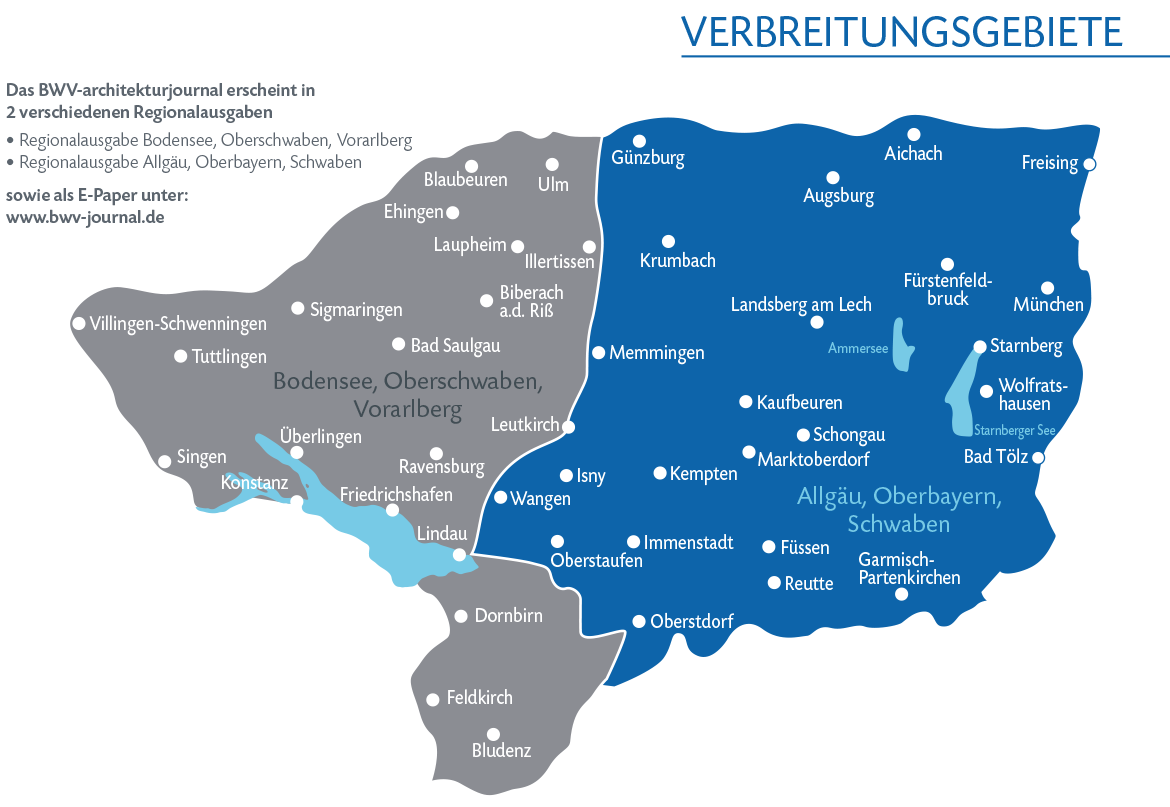 Mediadaten Verbreitungsgebiet